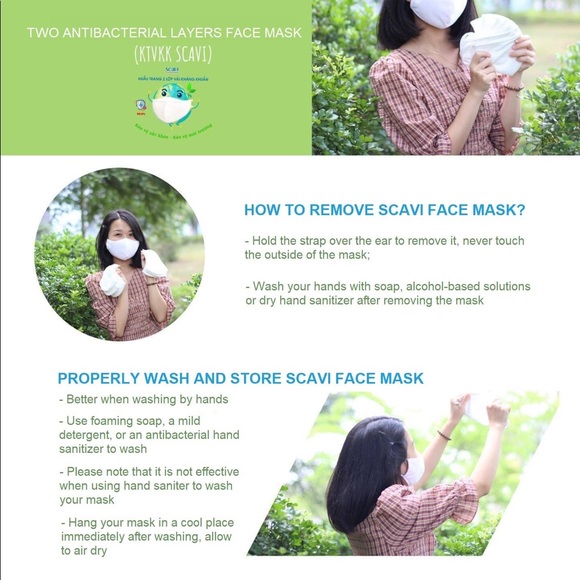 😷 Set of 5 Reusable Antibacterial Face Mask - Picture 14 of 15